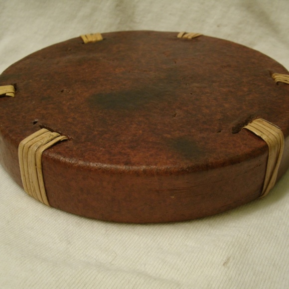 Pottery Triple Tealite Candle handmade in Bali - Picture 7 of 8